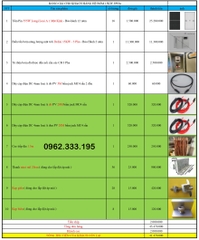 Báo giá NLMT hệ bơm 15kw 05.02.2025