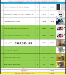 Báo giá NLMT hòa lưới bám tải 10kw 1pha 08.02.2025