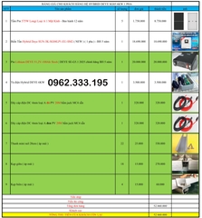 Báo giá NLMT hybrid deye sg05 6kw 22.03.2025
