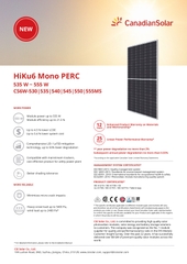 Tấm Pin CANADIAN 580W N-type LOẠI A 2 MẶT KÍNH 2025
