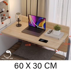 Bàn gập gắn giường ký túc xá thông minh, chịu lực 25kg mạnh mẽ, ổn định và chắc chắn