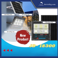 Đèn pha led năng lượng mặt trời JD-18300, công suất 300W - Bảo hành 24 tháng