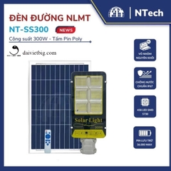 Đèn đường năng lượng mặt trời NT-SS300 Công suất 300w bảo hành 24 tháng
