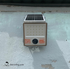 Đèn pha led cảm biến chuyển động năng lượng mặt trời JD-N100, công suất 100w - chống trộm hiệu quả