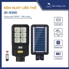 Đèn năng lượng mặt trời Jindian- Đèn đường NLMT [JD-9300] Công suất 300W -Khung ABS- Chip Led 