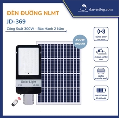 Đèn năng lượng mặt trời - Đèn đường NLMT Jindian JD-369 Công suất 300W Khung Nhôm, Chip Led 