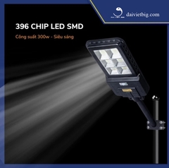 Đèn năng lượng mặt trời Jindian- Đèn đường NLMT [JD-9300] Công suất 300W -Khung ABS- Chip Led 