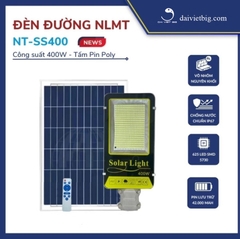 Đèn đường năng lượng mặt trời NT-SS400 Công suất 400w Bảo hành 24 tháng