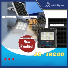 Đèn pha led năng lượng mặt trời JD-18200, công suất 200W- Bảo hành 2 năm