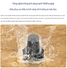 Cảm biến LiDAR dưới nước YDLIDAR TW3 là dòng cảm biến 2D ToF chuyên dụng cho robot lau bể bơi, đo quét 3D môi trường nước và định vị né vật cản dưới nước.