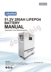 Pin Lithium ECOHOME | 51.2V - 280AH - 14KWH  | Bảo Hành 5 năm