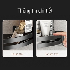 Kệ gắn góc tường ĐAIVIETBIG đựng đồ đa năng tiện lợi cho phòng tắm