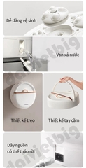 Bồn Ngâm Chân Massage HAIER HQY-J241W thiết kế gấp gọn, massage ngâm chân thư giãn, gia nhiệt với công suất lớn 800W