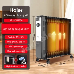 Máy sưởi đa năng HAIER cao cấp - Bảo hành 24 tháng