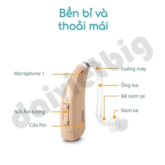 Máy Trợ Thính Vibe dùng pin, sạc