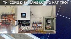 Tủ Điện Năng Lượng Mặt TrờI hoà lưới bám tải Deye 3KW 5KW 6KW 8KW 12KW 15K Cao Cấp