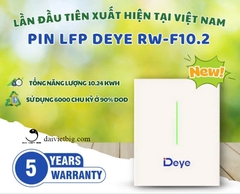 Pin Lithium DEYE 51,2V-200Ah, Deye Ess RW-F10.2 chính hãng BH 5 năm