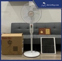 Quạt Đứng Tích Điện Năng Lượng Mặt Trời Jindian [JD198L] 25w - Bảo hành 12 Tháng