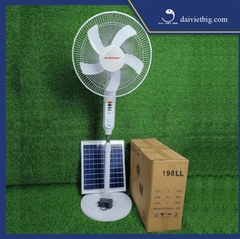 Quạt Đứng Tích Điện Năng Lượng Mặt Trời Jindian [JD198L] 25w - Bảo hành 12 Tháng