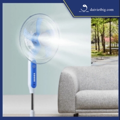 Quạt Đứng Tích Điện Năng Lượng Mặt Trời Jindian [JD188L] 25w - Bảo hành 12 Tháng
