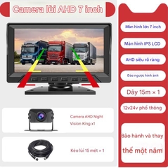 Máy ghi hình lái xe tải 12v, 24v 7inch Camera lùi 7 inch Ultra-HD