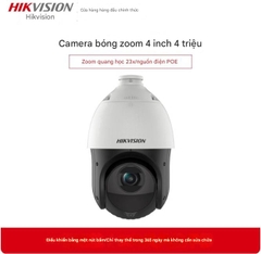 Camera giám sát Hikvision 4 inch 23x 360 độ, camera dome zoom xoay nghiêng ngoài trời