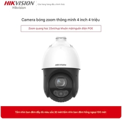 Camera giám sát Hikvision 4 inch 23x 360 độ, camera dome zoom xoay nghiêng ngoài trời