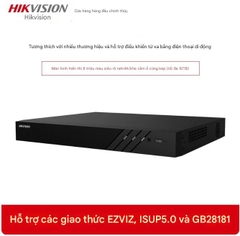Đầu ghi hình NVR mạng 4K độ nét cao, Bộ nhớ 1TB, hỗ trợ POE 8 camera Hikvision