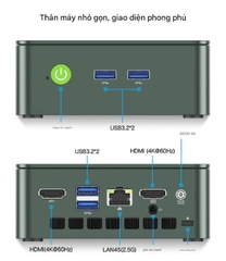 Mini PC GMK G3 PLUS – Gọn nhẹ, tiết kiệm không gian, hiệu quả tối đa