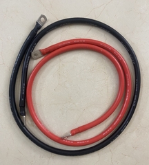 CẶP DÂY ĐIỆN SILICON MÀU ĐỎ + ĐEN 2AWG 35 MM2, DÀI 1,2 MÉT, SIÊU MỀM, CHỊU NHIỆT 200 ĐỘ C