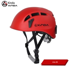 Mũ bảo hiểm leo núi thể thao ngoài trời siêu nhẹ Xinda, thiết bị cứu hộ sông, mũ bảo hiểm an toàn leo núi mùa hè cho nam