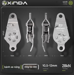 Nâng ròng rọc tự khóa bánh xe treo máy điều hòa không khí dàn nóng nâng hiện vật nâng và nâng tiết kiệm lao động ròng rọc bánh xe