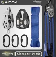 Nâng ròng rọc tự khóa bánh xe treo máy điều hòa không khí dàn nóng nâng hiện vật nâng và nâng tiết kiệm lao động ròng rọc bánh xe