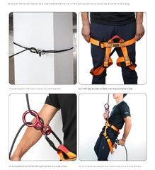 Dây cáp thép dày, dây thoát hiểm khẩn cấp, dây cứu hộ, thiết bị cứu sinh thoát hiểm nhà cao tầng, thang thoát hiểm nhà cao