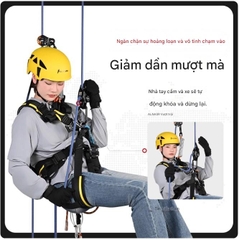 Thiết bị đu dây bảo vệ chống va chạm ngoài trời leo núi, thám hiểm hang động, chống hoảng loạn Alnas Shield
