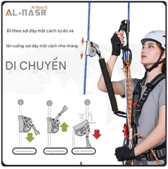 Thiết bị chống rơi Alnas Dragon Điều chỉnh hai chiều Tự động Theo dõi Hoạt động ngoài trời ở độ cao lớn