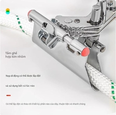 Thiết bị khoá chống rơi Alnas. bảo vệ khi lắp đặt điều hòa không khí. sơn bả. leo núi ngoài trời dây nắm chống rơi