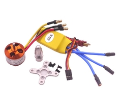 Động cơ không chổi than 1000KV 30A ESC kết hợp bộ điều khiển tốc độ điện tử không chổi than bộ điều khiển tốc độ điện tử đa trục