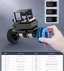 MiniBalan, mô hình robot tự cân bằng hai bánh cỡ lớn được trang bị vi điều khiển STM32, có tính năng nhận dạng hình ảnh và điều khiển PID.