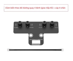Cảm biến theo dõi vạch 4 chiều Huaner theo dõi hồng ngoại và tránh chướng ngại vật robot nhận dạng bốn chiều mô-đun theo dõi vạch xe thông minh