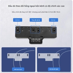 Cảm biến theo dõi vạch 4 chiều Huaner theo dõi hồng ngoại và tránh chướng ngại vật robot nhận dạng bốn chiều mô-đun theo dõi vạch xe thông minh