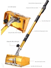 Dụng cụ bả bột thạch cao và trát vữa chuyên nghiệp