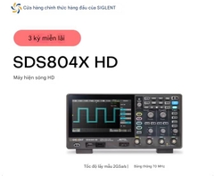 Máy hiện sóng độ phân giải cao Sigstar SDS802/04/12/14/22/24X HD với độ phân giải 12 bit