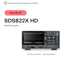 Máy hiện sóng độ phân giải cao Sigstar SDS802/04/12/14/22/24X HD với độ phân giải 12 bit