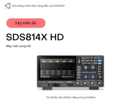 Máy hiện sóng độ phân giải cao Sigstar SDS802/04/12/14/22/24X HD với độ phân giải 12 bit