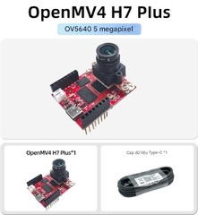 Mô-đun camera thị giác thông minh OpenMV4 H7Plus mã nguồn mở, theo dõi gimbal, cánh tay robot, lập trình Python.