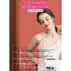 Máy massage bụng đa năng TQ109 Sạc Pin, tích hợp đá nóng himalaya giúp giảm mỡ bụng, chân đùi, an toàn cho người sử dụng