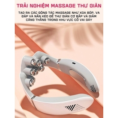 Máy massage vai cổ nóng lạnh SKV-CW1, thư giãn và khôi phục sức khỏe, giảm căng cứng cơ hiệu quả, sử dụng an toàn cho da