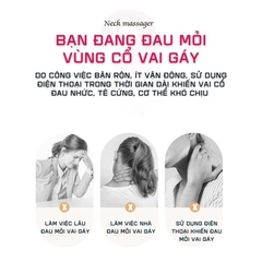 Máy massage vai cổ nóng lạnh SKV-CW1, thư giãn và khôi phục sức khỏe, giảm căng cứng cơ hiệu quả, sử dụng an toàn cho da