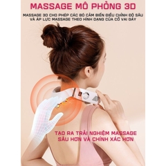 Máy massage vai cổ nóng lạnh SKV-CW1, thư giãn và khôi phục sức khỏe, giảm căng cứng cơ hiệu quả, sử dụng an toàn cho da